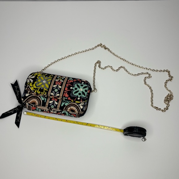 Vera Bradley Handbags - Vera Bradley Floral Patterned Crossbody Mini Bag with Chain Strap